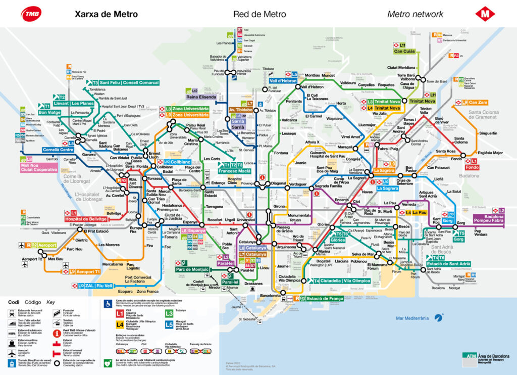 Mapa xarxa de metro 1