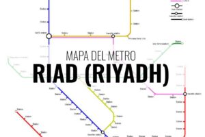 Mapa del metro de Riad (Riyadh)