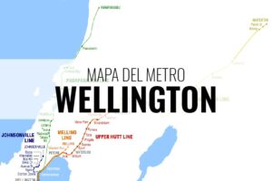 Mapa del metro de Wellington (Nueva Zelanda)